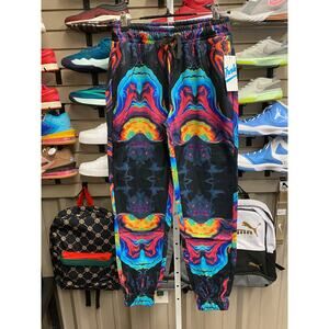 Fresh Prints of Bel-Air Joggers Psychedelic Multicolored Graphic Size Small NWT